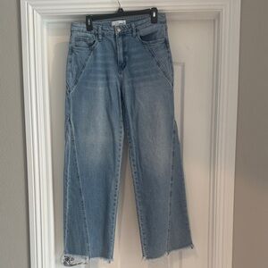 Classic Wide Leg Denim Jeans